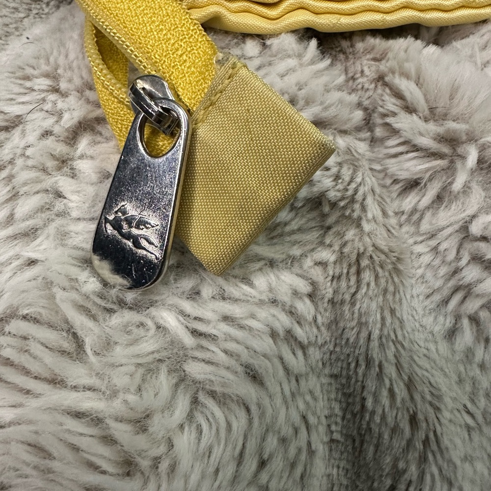 Etro Lemon Yellow Jacquard Zip Pouch - Picture 5 of 6